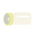 大きな懐中電灯白