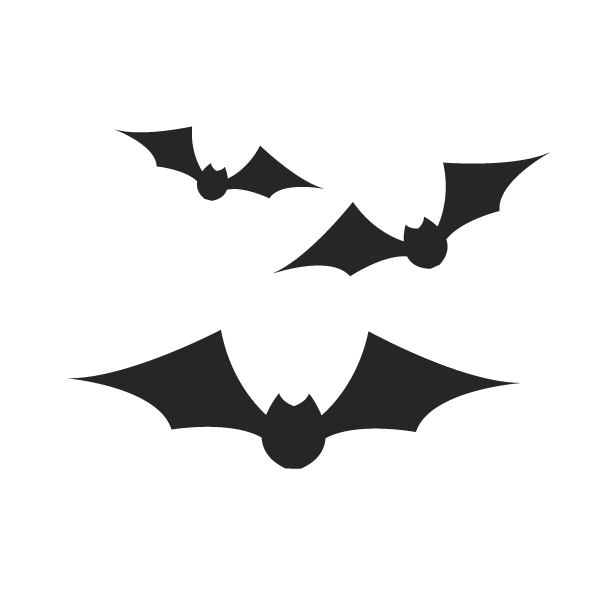 シンプルなこうもり