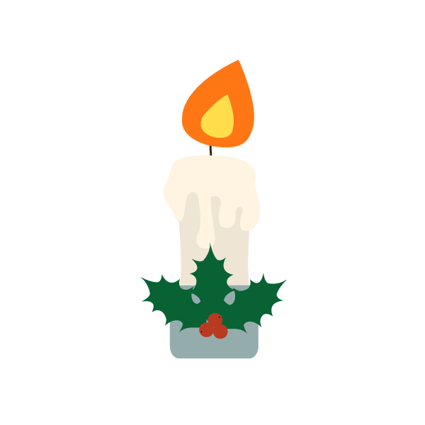 クリスマスキャンドル