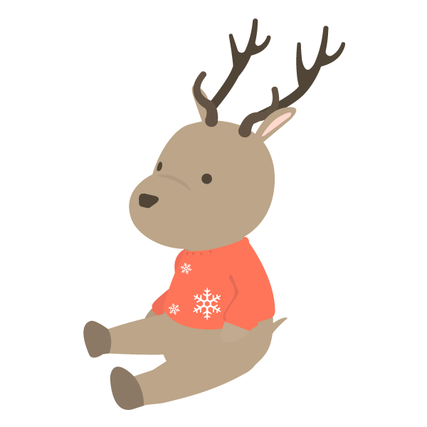 トナカイのぬいぐるみ