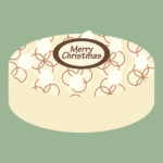 ホワイトチョコのクリスマスケーキ（プレビュー）