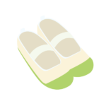 緑色の上履き