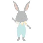 イースターバニー青