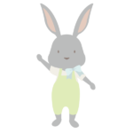 イースターバニー緑