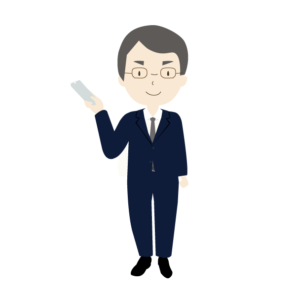 リモコンを持つ男性会社員