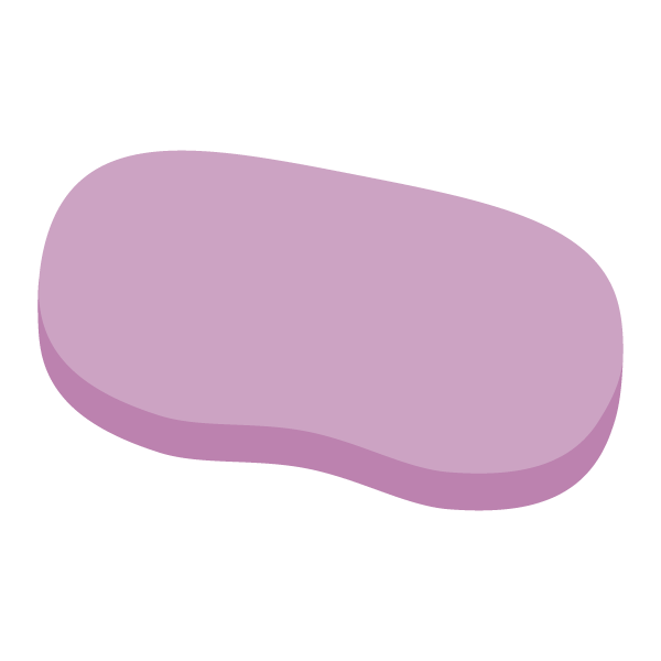 ピンクのめがねケース