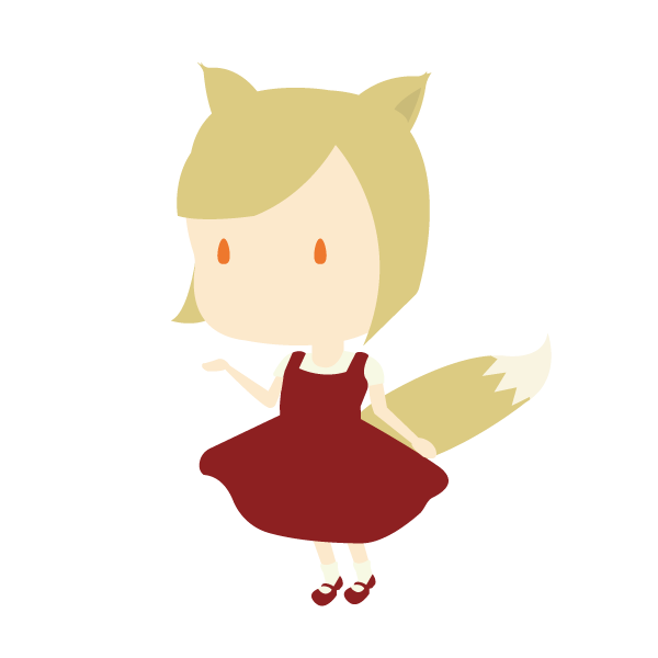 キツネの女の子