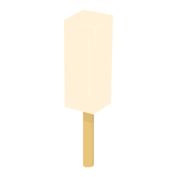 ミルクのアイスキャンディ