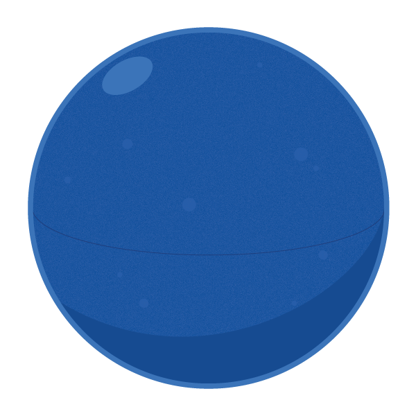 青いスーパーボール