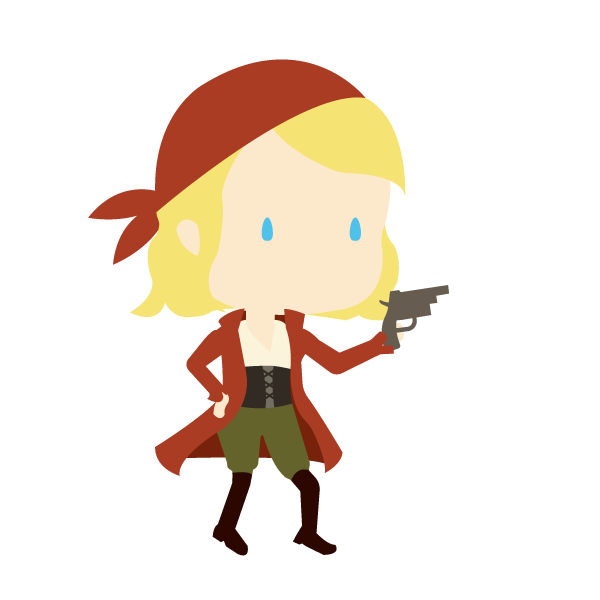 海賊船の女性船員