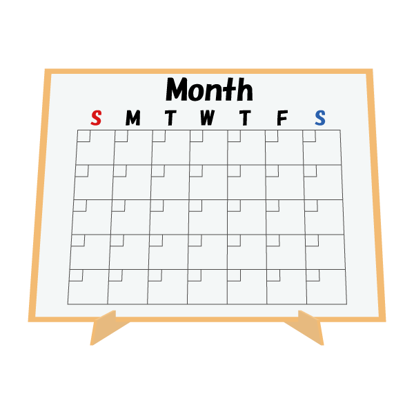 卓上カレンダー