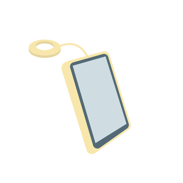 子供用スマートフォン(黄色)