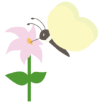 蜜を吸うチョウチョ