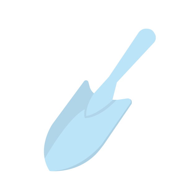 園芸用シャベル