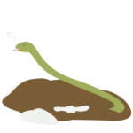 冬眠明けのへび