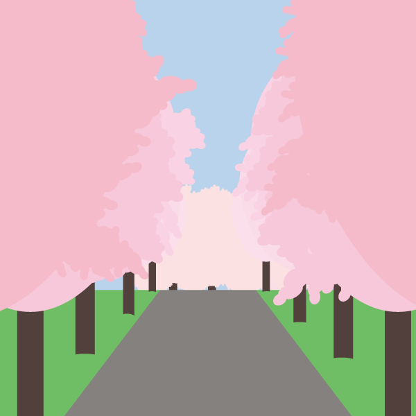 桜並木