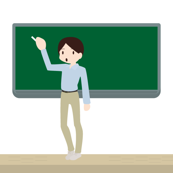 授業を行う男性教師