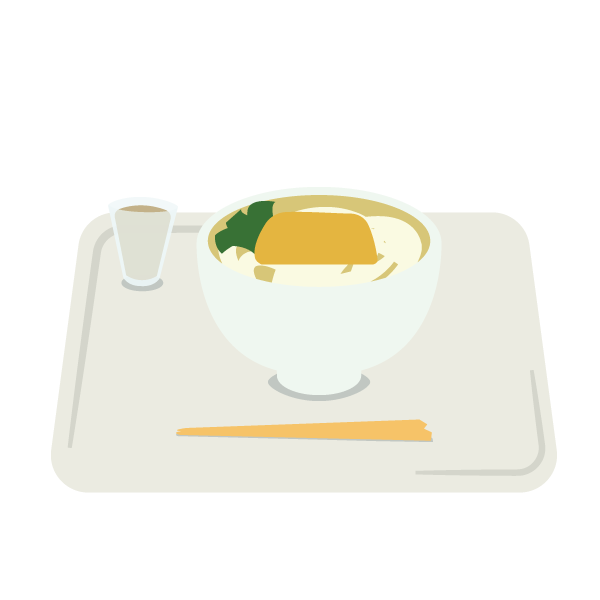 社食のきつねうどん