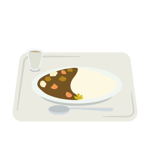 社食のカレーライス