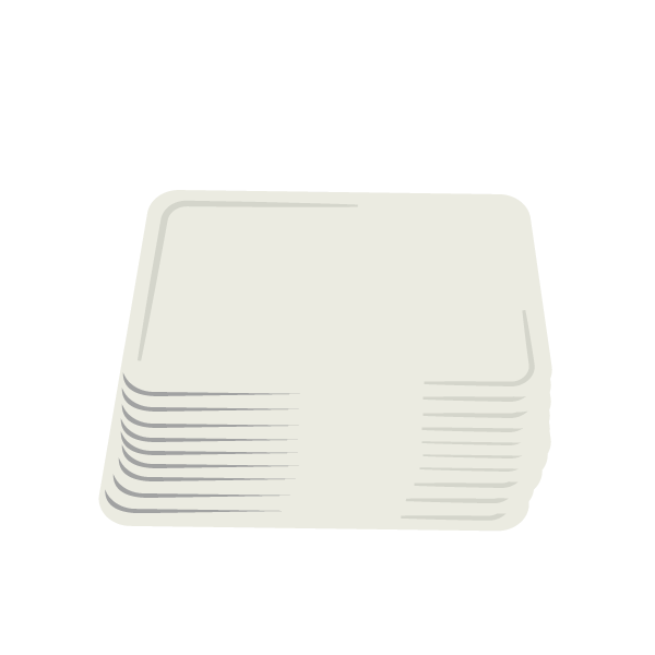 積み重ねたトレー