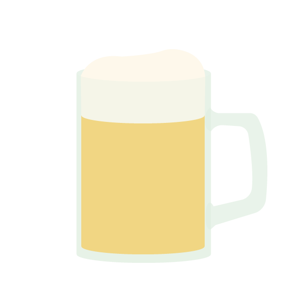 ジョッキのビール