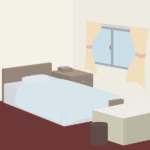 ホテルのシングルルーム