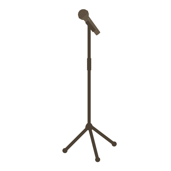 マイクとマイクスタンド