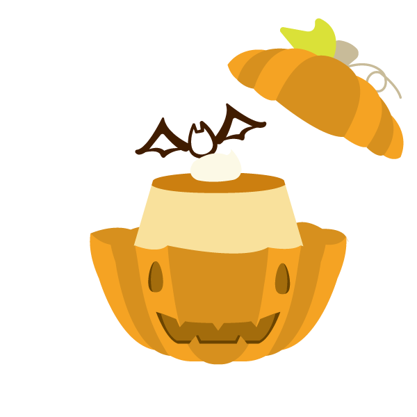 ハロウィンプリンアラモード