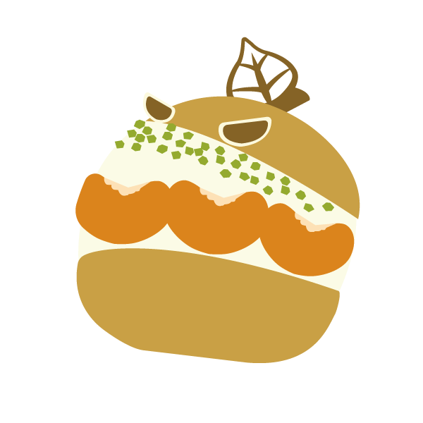 みかんのハロウィンマリトッツォ