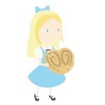 不思議の国の少女とハートパイ