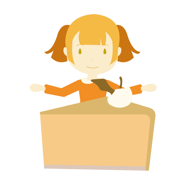 パンプキンチーズケーキと女の子