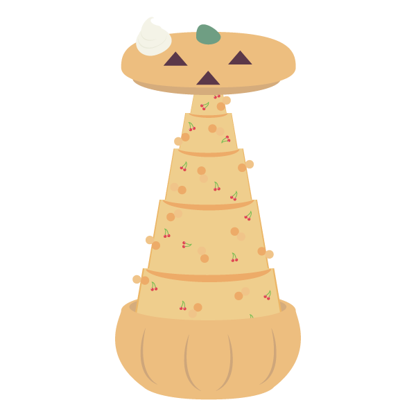 かぼちゃプリン・ア・ラ・モードのペーパー加湿器