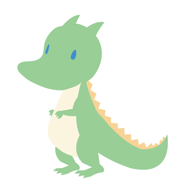 立ち姿のドラゴン