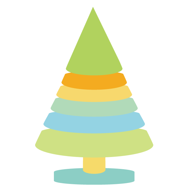 木製クリスマスツリー