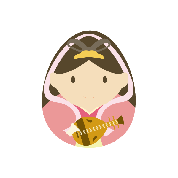 弁財天の豆こけし