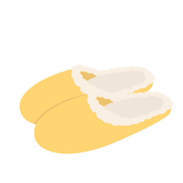 ふわもこスリッパ