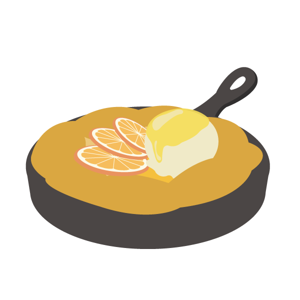 ハニーオレンジのダッチベイビー