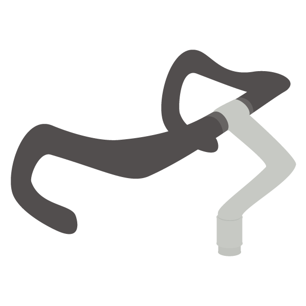 ピストバイクのハンドル＆ステム