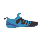 ランニングシューズ(青)