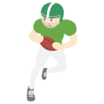 アメリカンフットボールの選手
