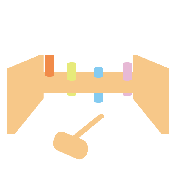 トンカチたたき