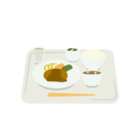 社食のハンバーグ定食