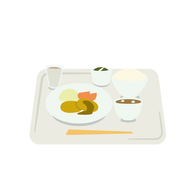 社食のコロッケ定食