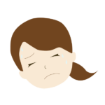 警戒(女性会社員)