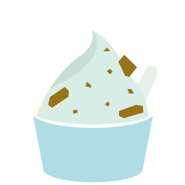 チョコミントジェラート
