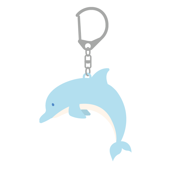 dolphin-keychain