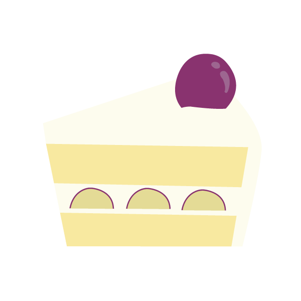 ぶどうのショートケーキ