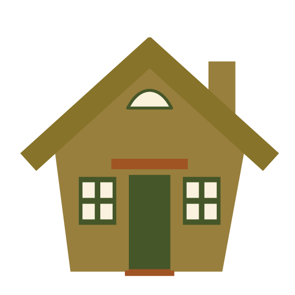 煙突のあるお家