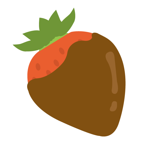 いちごのチョコがけ