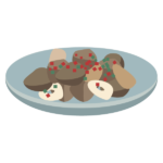 砂肝にんにく炒め